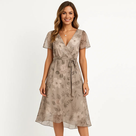 Women Summer Dress | Midi, Wrap