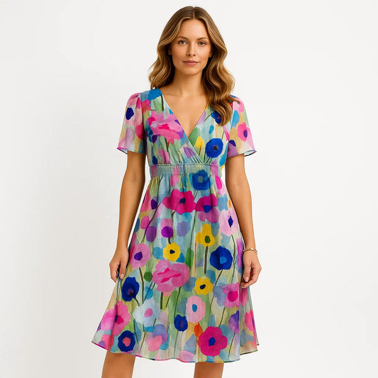 Women Summer Dress | Midi, Wrap