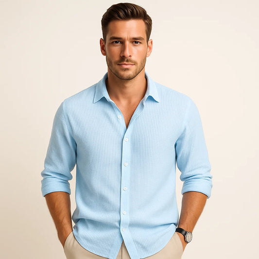 Smart Casual Long Sleeve Shirt for Men